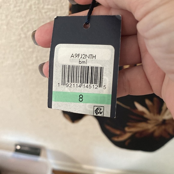 TOMMY HILFIGER Miranda Floral Dress Floral 3/4 Sleeve Crew Neck Stretch … - Picture 15 of 15